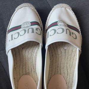Womens Canvas Gucci espadrille Size 6